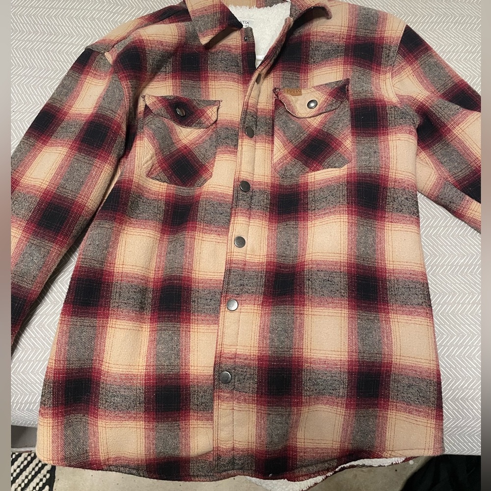 Matix sherpa lined flannel